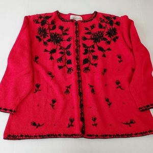 Sweater w/Embroidery Detailing